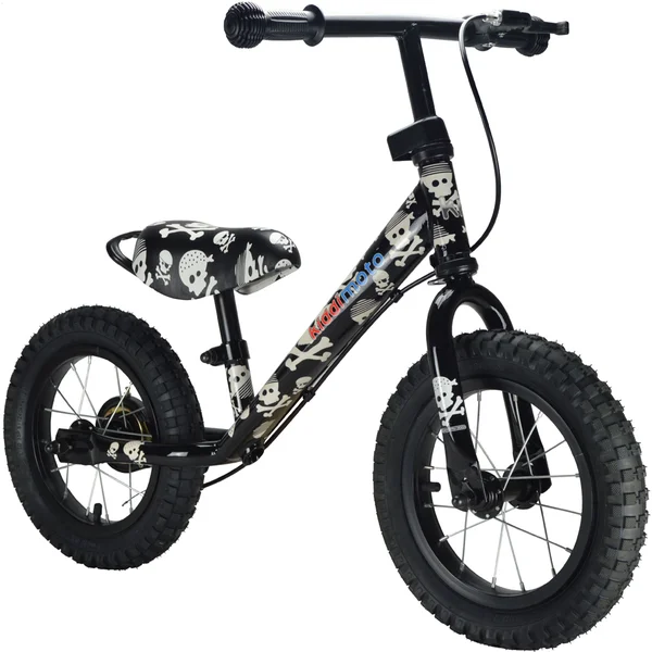 Kiddimoto Super Junior Max Decal Bike - Skullz