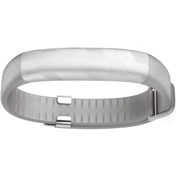 Jawbone UP2 Activity + Sleep Tracker (Classic Flat Strap) - Light Grey Hex (Silver)