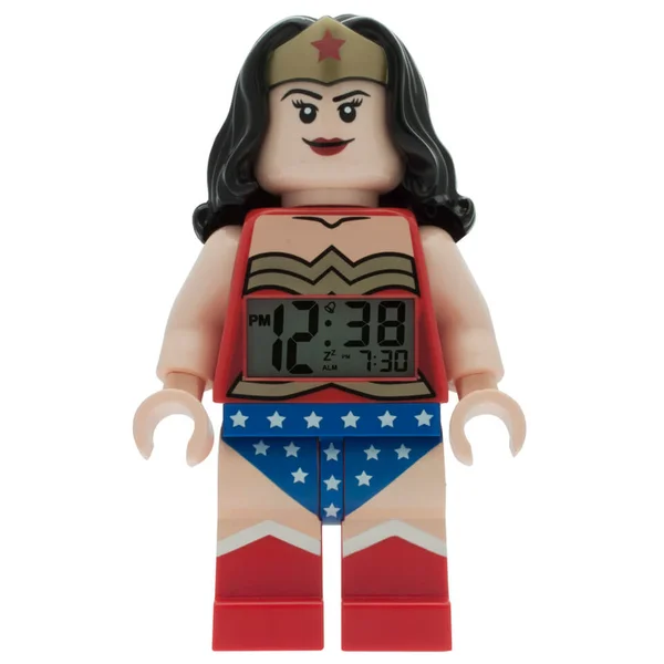 LEGO DC Comics Super Heroes Wonder Woman Mini Figure Clock