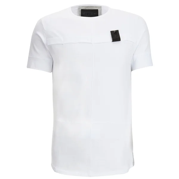 4Bidden Men's Longline Aim T-Shirt - White