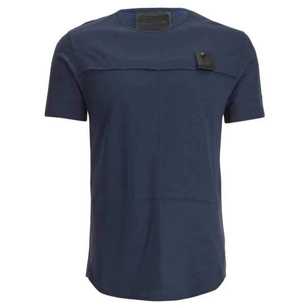 4Bidden Men's Longline Aim T-Shirt - Navy