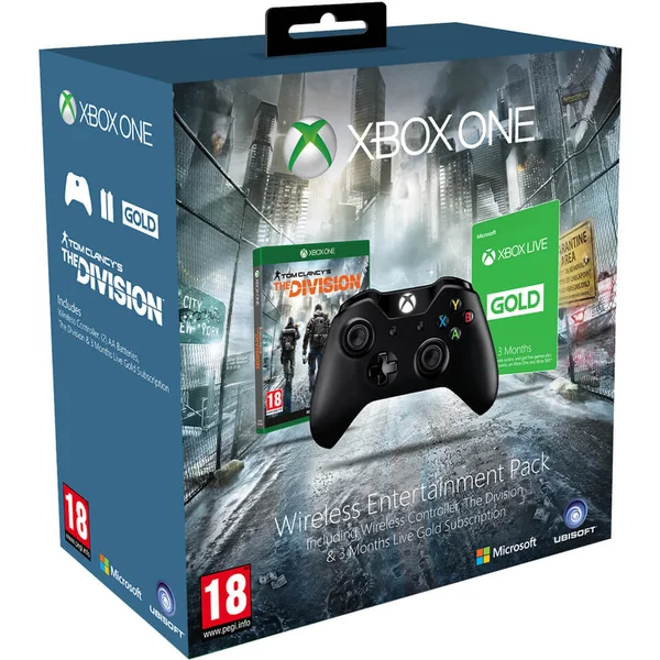 Microsoft Xbox One Controller Bundle - Includes Tom Clancy's: The Division + 3 Months Xbox Live Gold