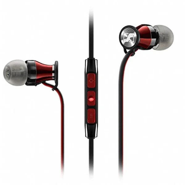 Sennheiser M2IE Momentum Earphones Inc In-Line Mic and Remote - Black Chrome