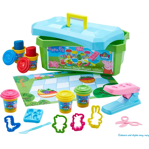 Peppa Pig Picnic Dough Set - Deluxe Tub