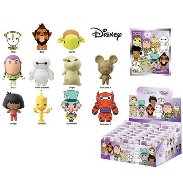 Disney 3D Series 4 Figural Foam Key Chain