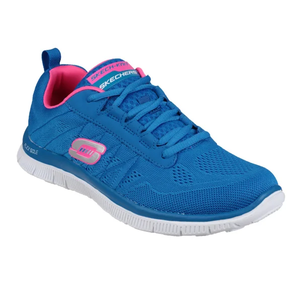 Skechers Women's Flex Appeal Sweet Spot Low Top Trainers - Blue