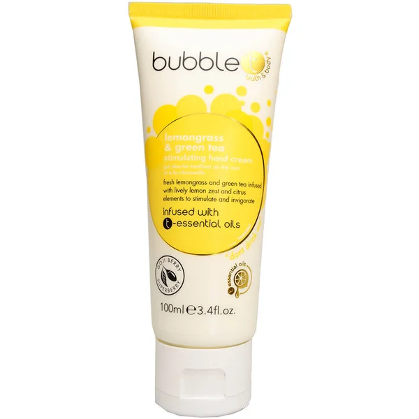 Bubble T Hand Cream - Lemongrass & Green Tea 100ml
