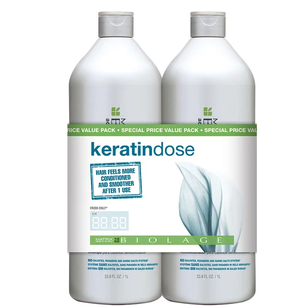 Matrix Biolage Keratindose Shampoo and Conditioner 1L Duo