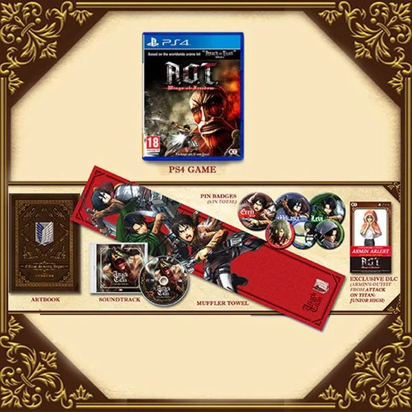 A.O.T. Wings of Freedom Treasure Box Edition