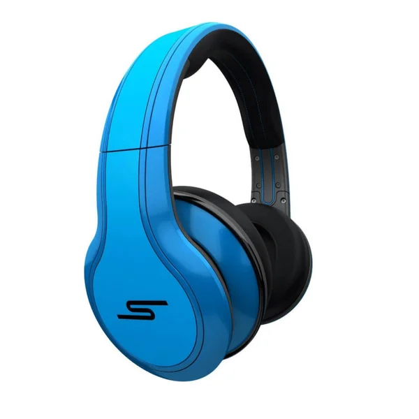 SMS Audio by 50 Cent: Street Over Ear Headphones (Passive Noise Cancellation) - Blue