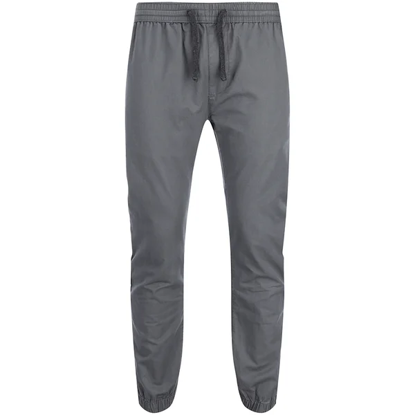 Brave Soul Men's Fine Cuffed Chinos - Grey