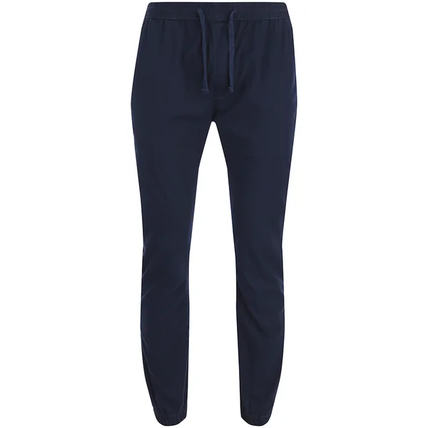 Brave Soul Men's Fine Cuffed Chinos - Navy