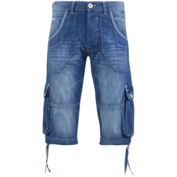 Crosshatch Men's Kanaster Denim Shorts - Light Wash