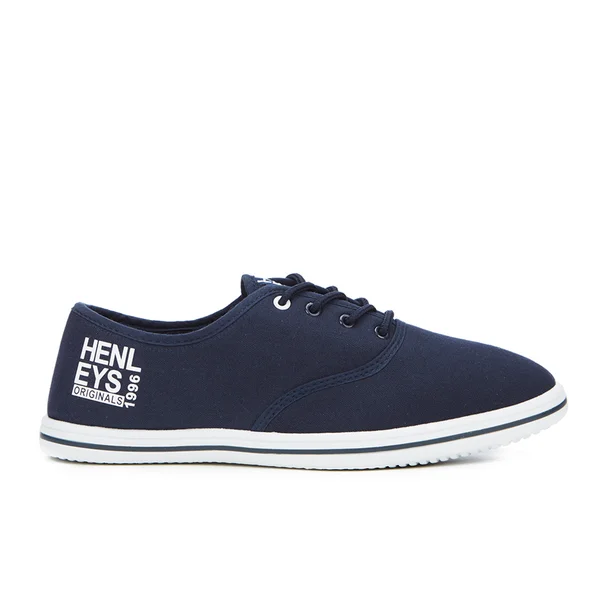 Henleys Men's Stash Canvas Pumps - Navy