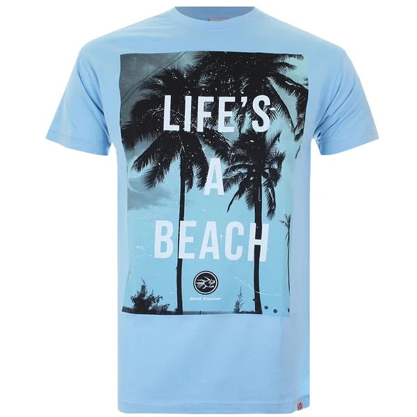 Hot Tuna Men's Life's A Beach T-Shirt - Sky Blue
