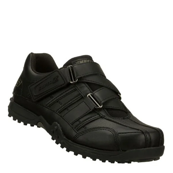Skechers Kids' Urbantrack II Velcro Trainers - Black