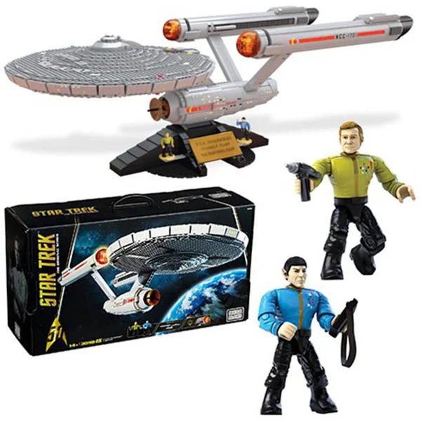 Mega Bloks Star Trek: The Original Series U.S.S. Enterprise NCC-1701 Vehicle