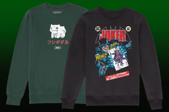 SWEATSHIRTS ONLY £16.99!