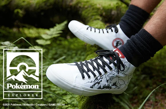 Pokémon Into The Wild White Adult Signature High Top