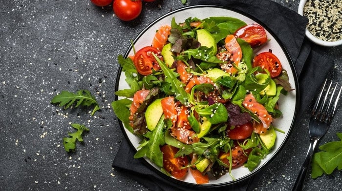 keto-friendly salmon salad