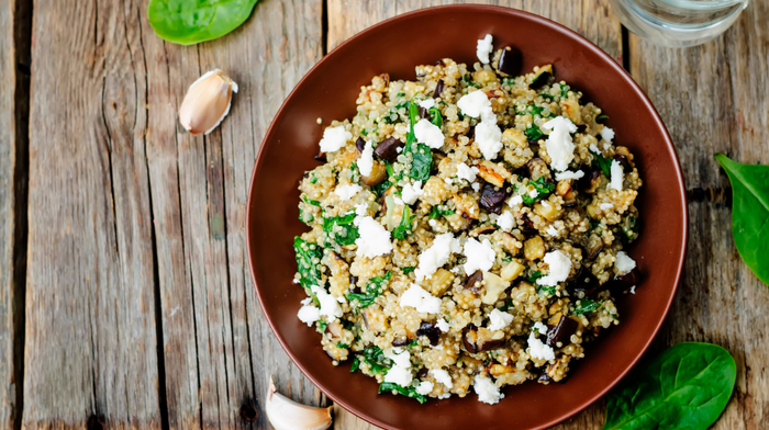 A bowl of Quinoa