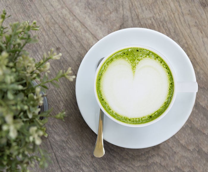 matcha green tea latte I Dermstore Blog