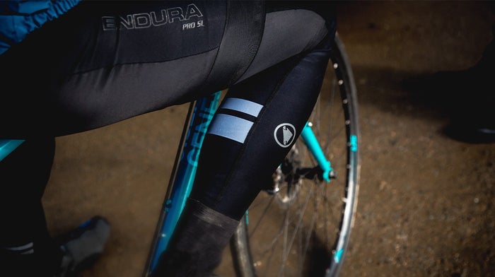 Close up of Endura riding gear