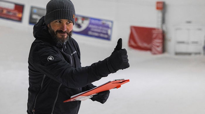 Man in black Endura jacket gives the thumbs up