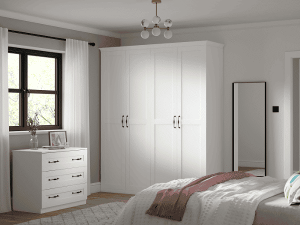 realm shaker white fitted furniture