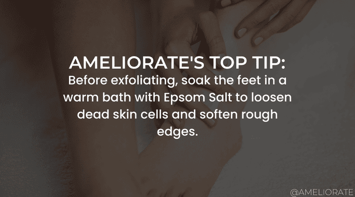 exfoliating feet tip