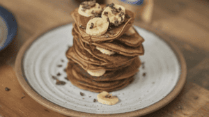 Naturally Stephanie’s Vegan Maca Protein Pancakes