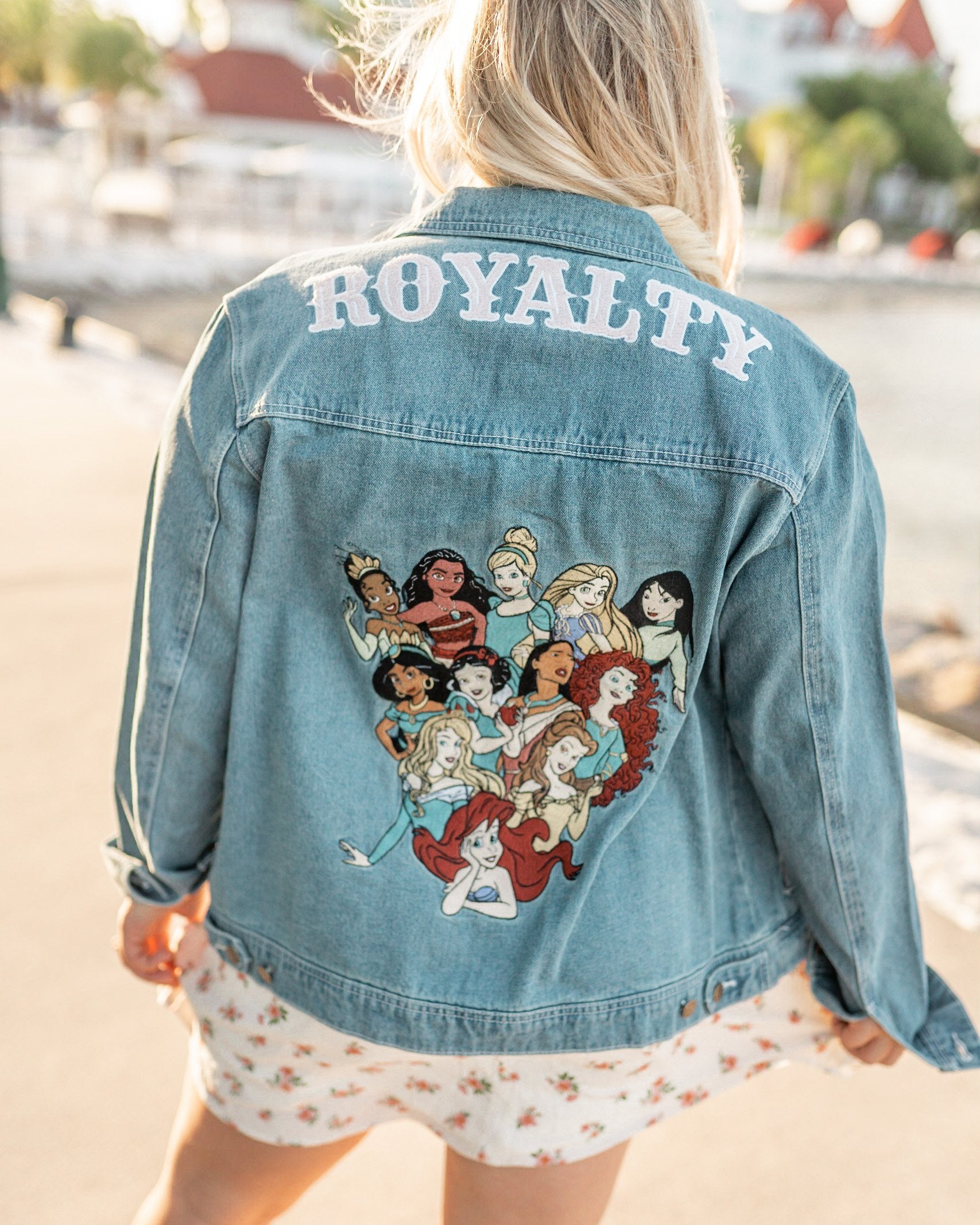 90's on sale Disney Princess Denim Jacket Cakeworthy