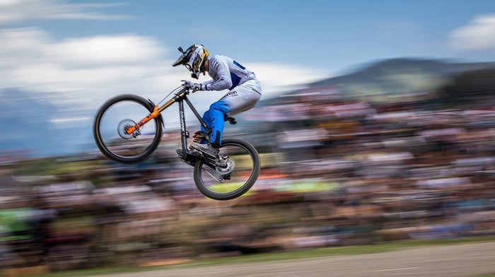 Andreas Kolb beim Rennen in Leogang im Rahmen des Word Cups