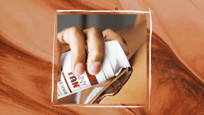 skinny tan wonder serum swatch