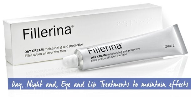 Fillerina Day Treatment, Night Treatment, Eye & Lip Treatment