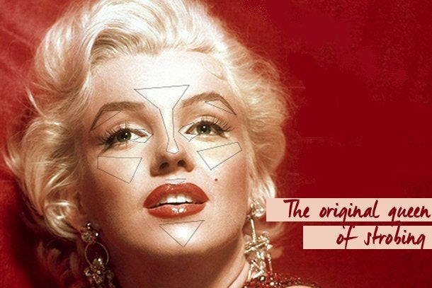The original queen of strobing - Marilyn Monroe
