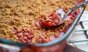 Oaty Rhubarb Crumble