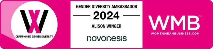Gender Diversity Ambassador 2024 - Alison Winger