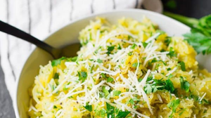 Spaghetti Squash with Parmesan and Herbs