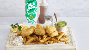 Vegan Fish & Chips With MIGHTY M.lk Full