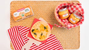 Torta rustica di spinaci, ceci e zucca