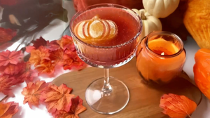 Pom-mandarin Autumn Spritz Cocktail