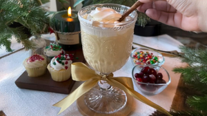 Lyre’s Maple Syrup Eggnog Cocktail