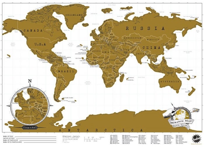 Travel Scratch Map