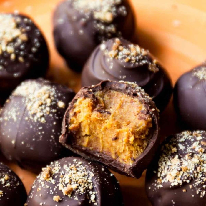 Pumpkin spiced truffles