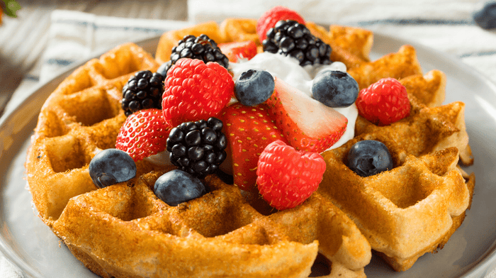 Protein Waffeln mit Exante Shakes