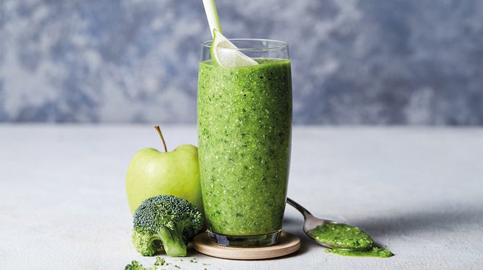 Abnehmen im Frühling: Super grüner Apfel Smoothie