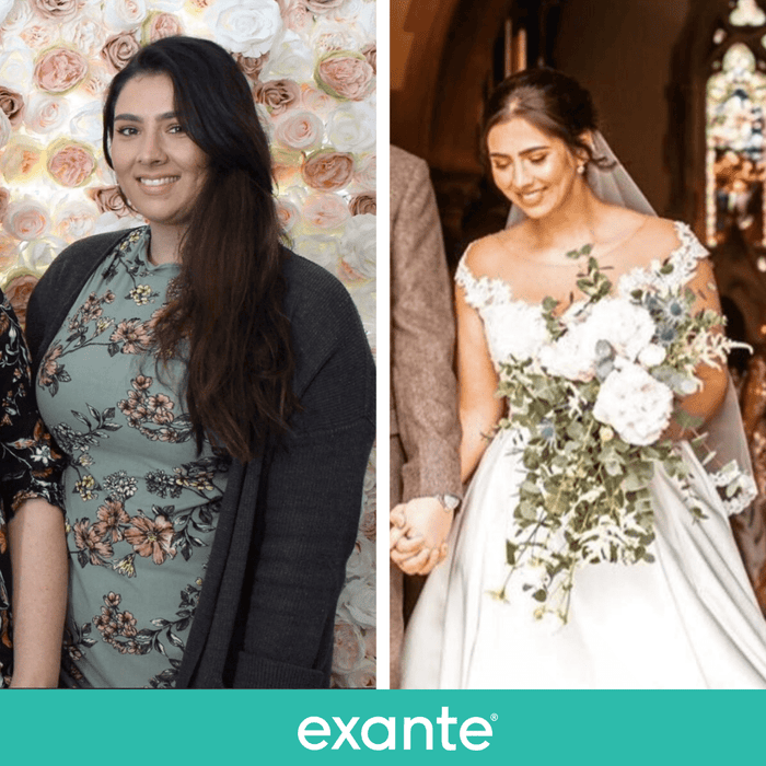 Danielle lost 3 stone 11lbs for her wedding