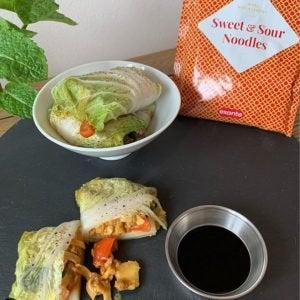 exante Sweet and Sour Noodles Lettuce Wraps