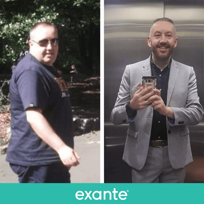 Alex has lost 10 stone using exante shares his daily routine